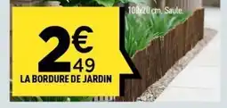 Centrakor La bordure de jardin offre