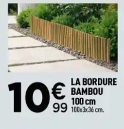 Centrakor La bordure bambou offre