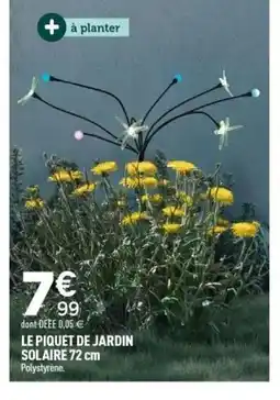 Centrakor Le piquet de jardin solaire offre