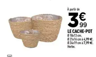 Centrakor Le cache-pot offre