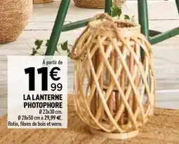 Centrakor La lanterne photophore offre