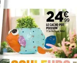 Centrakor Le cache-pot poisson offre