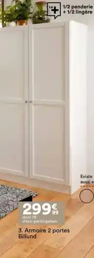 BUT Armoire 2 portes billund offre