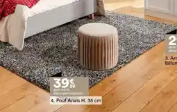 BUT Pouf anaïs h. 35 cm offre