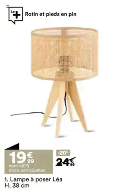 BUT Lampe à poser léa offre