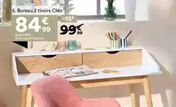 BUT Bureau 2 tiroirs cléo offre