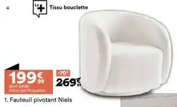BUT Fauteuil pivotant niels offre
