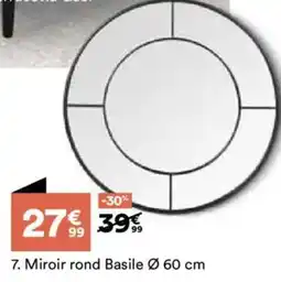 BUT Miroir rond basile offre
