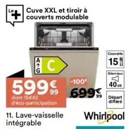 BUT Lave-vaisselle intégrable offre