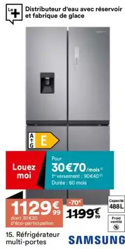 BUT Réfrigérateur multi-portes offre