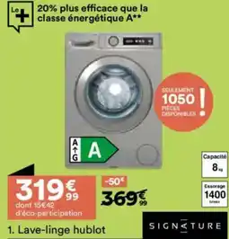 BUT Lave-linge hublot offre