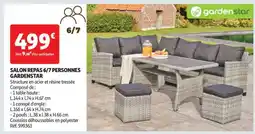 Auchan SALON REPAS 6/7 PERSONNES GARDENSTAR offre