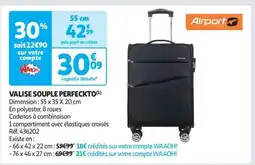 Auchan VALISE SOUPLE PERFECTO offre