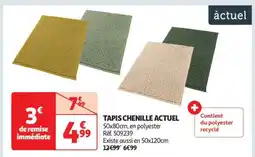 Auchan Tapis Chenille Actuel offre