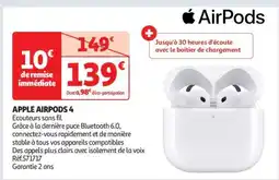 Auchan Apple Airpods 4 offre