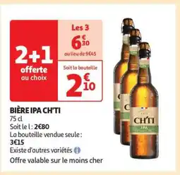 Auchan BIÈRE IPA CH'TI offre