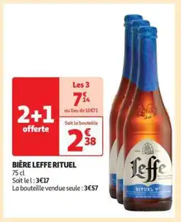Auchan Bière Leffe Rituel offre