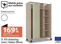 BUT Kit dressing avec rideau move offre