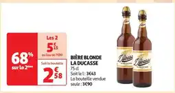 Auchan Bière Blonde La Ducasse offre