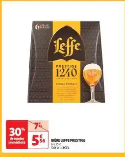 Auchan Bière Leffe Prestige offre