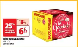 Auchan BIÈRE RUBIS GOUDALE offre