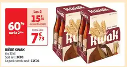 Auchan Bière Kwak offre