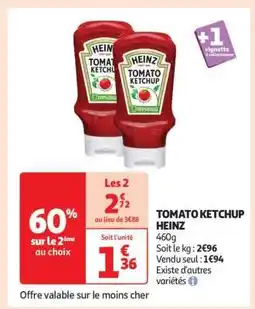 Auchan Tomato Ketchup Heinz offre