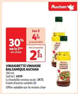 Auchan VINAIGRETTE VINAIGRE BALSAMIQUE AUCHAN offre