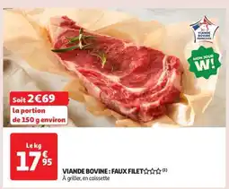 Auchan Viande Bovine : Faux-Filet offre