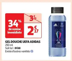 Auchan GEL DOUCHE UEFA ADIDAS offre
