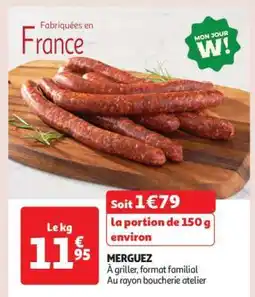 Auchan Merguez offre