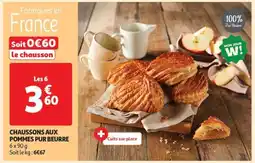 Auchan Chaussons Aux Pommes Pur Beurre offre