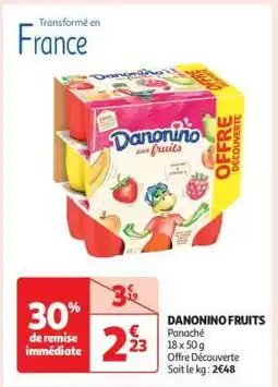 Auchan Danonino Fruits offre