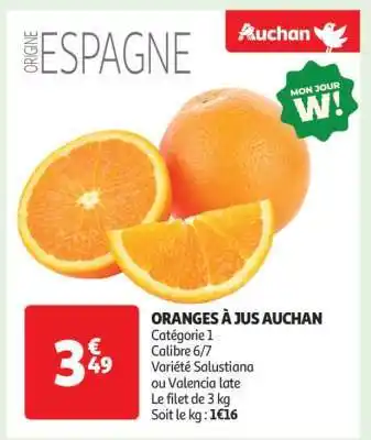 Auchan Oranges À Jus Auchan offre