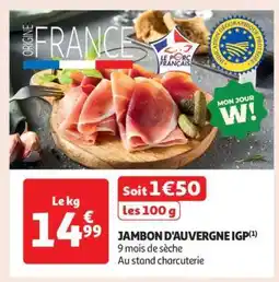 Auchan Jambon D'auvergne Igp offre