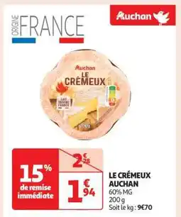 Auchan Le Crémeux Auchan offre