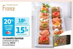Auchan 32 Canapés Traiteur offre
