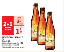 Auchan Bière blonde la trappe offre