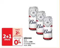 Auchan Bière bud offre
