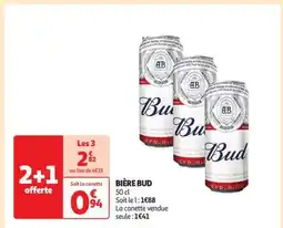 Auchan Bière Bud offre