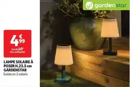 Auchan Lampe solaire à poser gardenstar offre