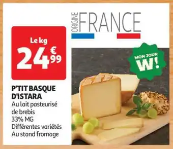 Auchan P'tit Basque D'istara offre