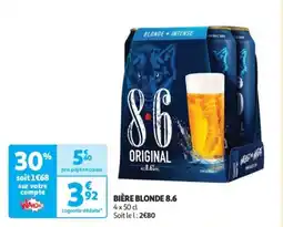 Auchan Bière blonde 8.6 offre