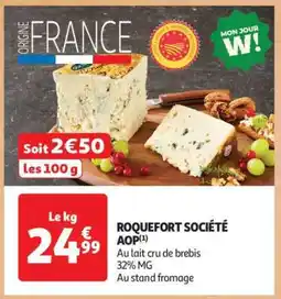 Auchan Roquefort Société Aop offre