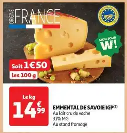 Auchan Emmental De Savoie Igp offre