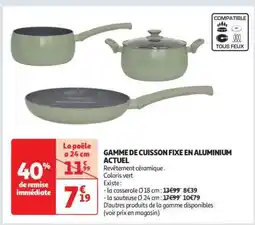 Auchan La poêle Ø 24 cm offre