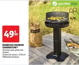 Auchan Barbecue charbon gardenstar offre