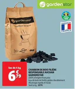 Auchan Charbon de bois filière responsable auchan gardenstar offre