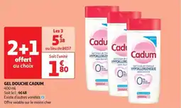 Auchan Gel douche cadum offre