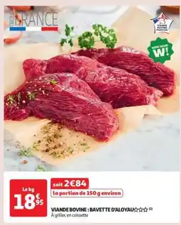 Auchan Viande Bovine : Bavette D'aloyau offre